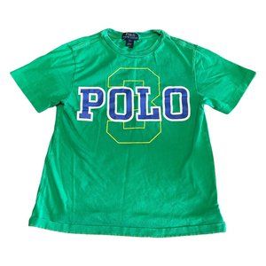 Polo Ralph Lauren M 10-12 Green Boys T-Shirt